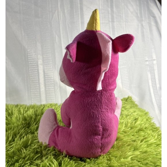 Pink 2 Tone Unicorn Plush Toy Stuffed Animal Kellytoy Sparkle Eyes 12” Sitting - Picture 4 of 6